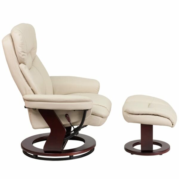 New recliners in beige w/ Ottoman Size: 19.75"W x 18"D x 16.25"H at Capital Office Furniture near  Oviedo at Capital Office Furniture