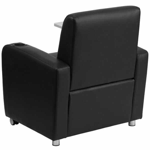 Shop for Black Leather Tablet Chairw/ Raised Tablet Arm Swings 360 Degrees near  Saint Cloud at Capital Office Furniture