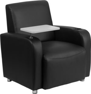 Buy Contemporary Style Black Leather Tablet Chair near  Kissimmee at Capital Office Furniture