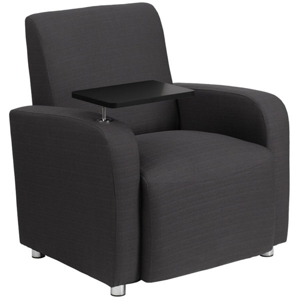 Buy Contemporary Style Gray Fabric Tablet Guest Chair near  Windermere at Capital Office Furniture