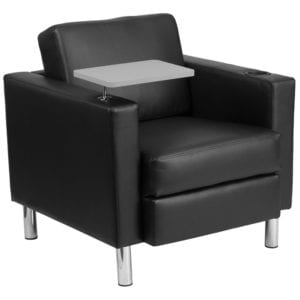 Buy Contemporary Style Black Leather Tablet Chair near  Sanford at Capital Office Furniture