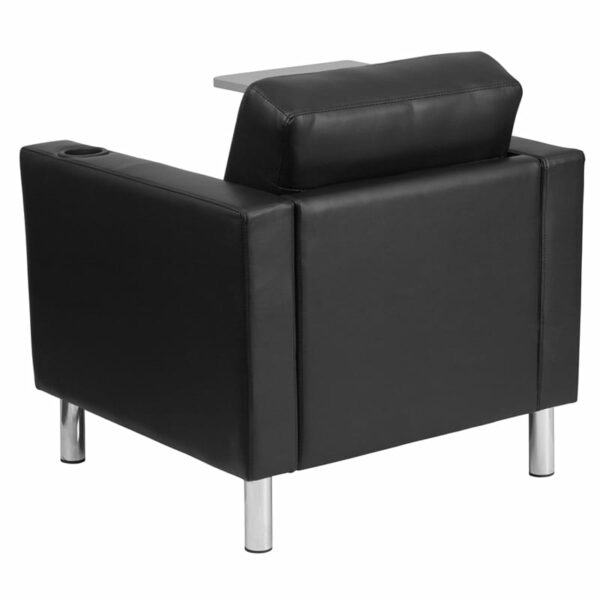 Shop for Black Leather Tablet Chairw/ Raised Tablet Arm Swings 360 Degrees near  Sanford at Capital Office Furniture