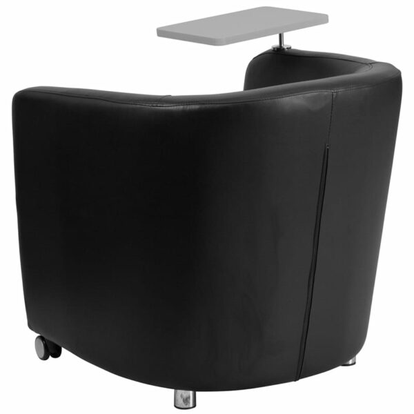Shop for Black Leather Tablet Chairw/ Barrel Back Design near  Oviedo at Capital Office Furniture