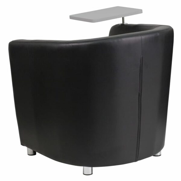 Shop for Black Leather Tablet Chairw/ Barrel Back Design near  Clermont at Capital Office Furniture