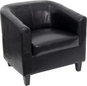 Buy Transitional Style Black Leather Guest Chair near  Oviedo at Capital Office Furniture