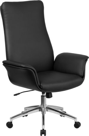 Buy Contemporary Office Chair Black High Back Leather Chair near  Sanford at Capital Office Furniture