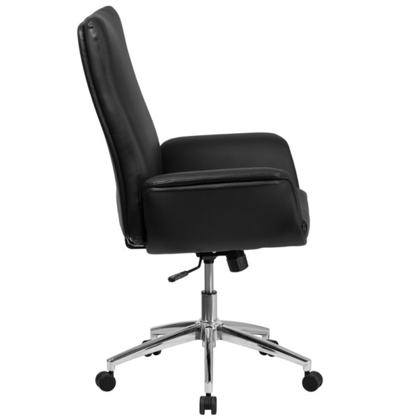 New office chairs in black w/ Tilt Tension Adjustment Knob adjusts the chair's backward tilt resistance at Capital Office Furniture near  Lake Mary at Capital Office Furniture
