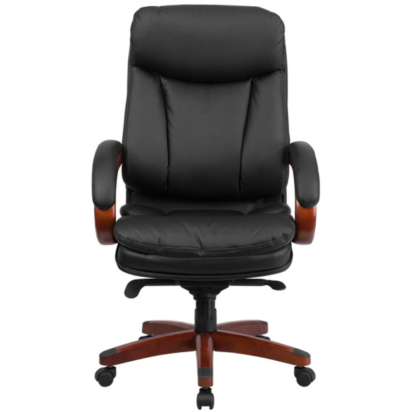 Wood Base & Arms Built-In Lumbar Support office chairs in  Orlando at Capital Office Furniture
