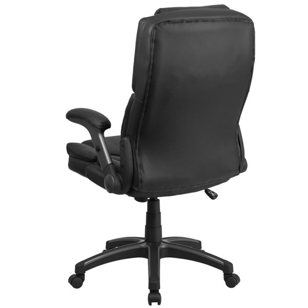Shop for Black High Back Leather Chairw/ High Back Design with Headrest near  Leesburg at Capital Office Furniture