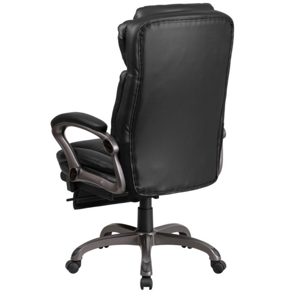 Shop for Black Reclining Leather Chairw/ High Back Design with Headrest near  Casselberry at Capital Office Furniture