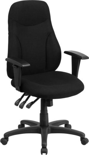 Buy Contemporary Task Office Chair Black High Back Task Chair near  Lake Buena Vista at Capital Office Furniture