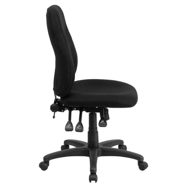 Nice Mid-Back Fabric Multifunction Swivel Ergonomic Task Office Chair Built-In Lumbar Support office chairs near  Ocoee at Capital Office Furniture