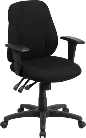 Buy Contemporary Task Office Chair Black Mid-Back Task Chair near  Daytona Beach at Capital Office Furniture