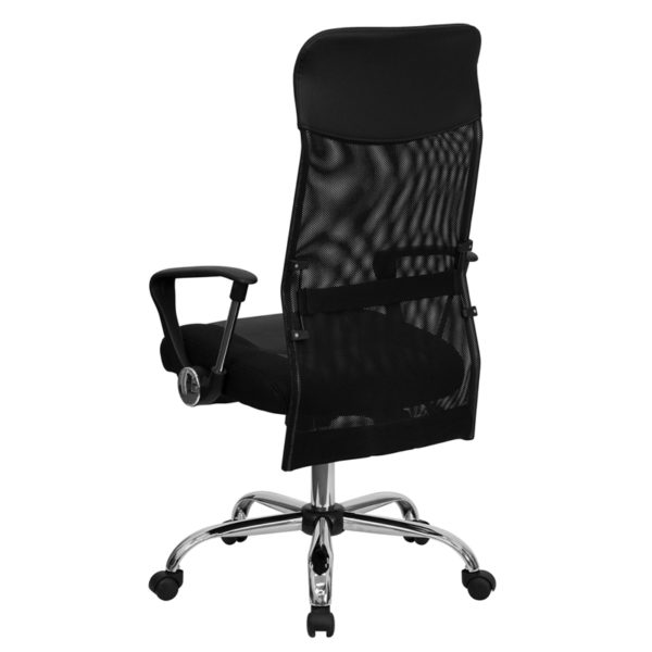 Shop for Black High Back Task Chairw/ Ventilated Mesh Back near  Sanford at Capital Office Furniture