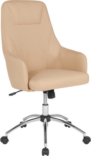 Buy Contemporary Office Chair Beige Fabric High Back Chair in  Orlando at Capital Office Furniture
