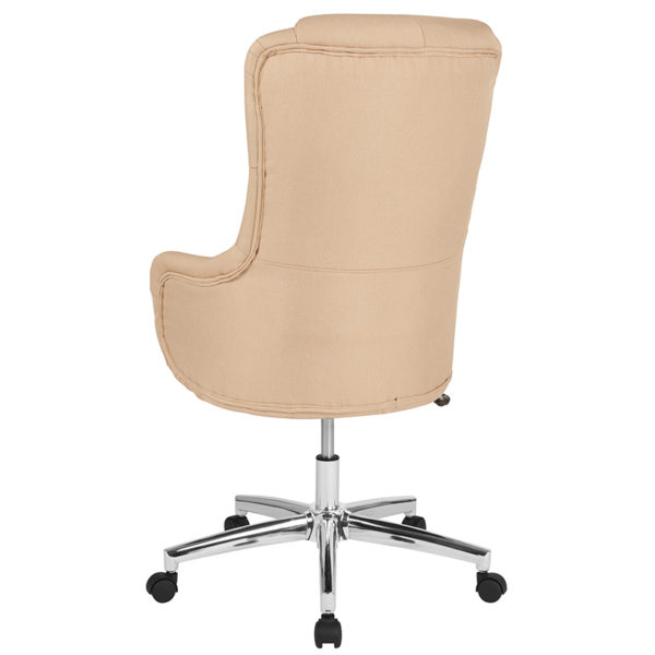 Shop for Beige Fabric High Back Chairw/ High Back Design with Headrest near  Oviedo at Capital Office Furniture