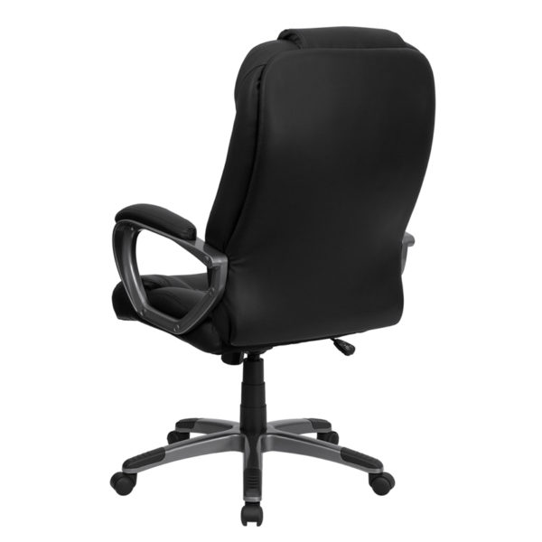 Shop for Black High Back Leather Chairw/ High Back Design with Headrest near  Leesburg at Capital Office Furniture