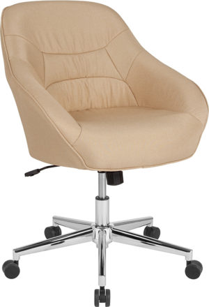 Buy Contemporary Office Chair Beige Fabric Mid-Back Chair near  Casselberry at Capital Office Furniture