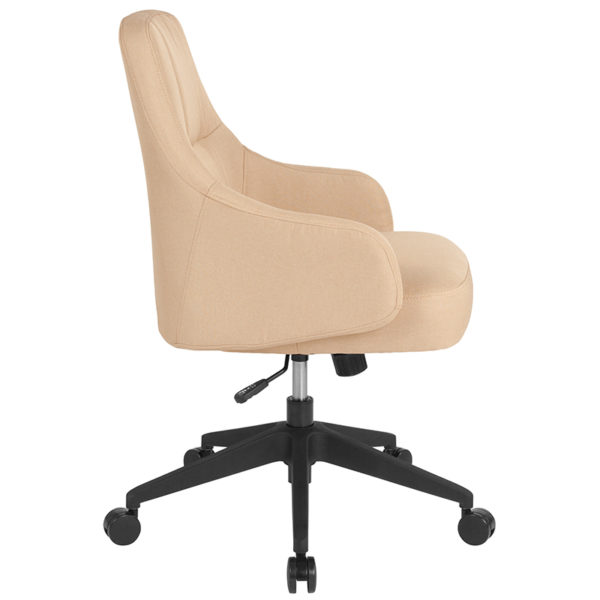 Nice Dinan Home & Office UpholsteMid-Back Chair in Fabric Tilt Lock Mechanism rocks/tilts the chair and locks in an upright position office chairs near  Casselberry at Capital Office Furniture