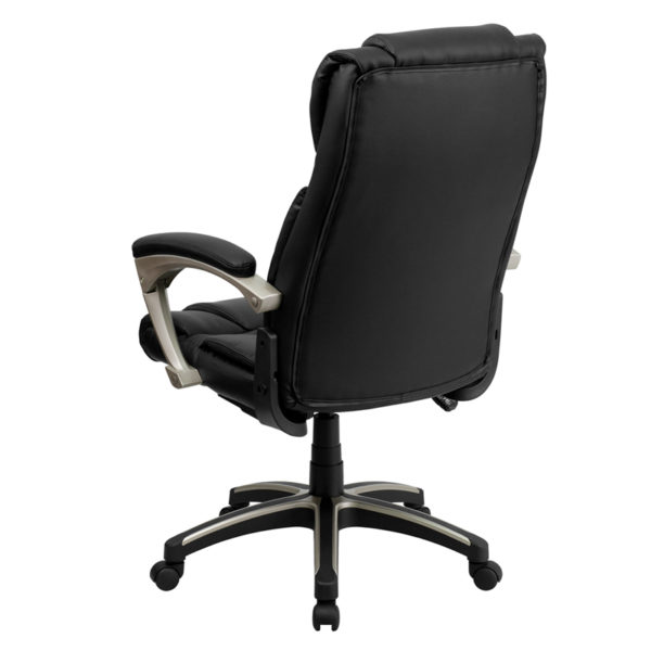 Shop for Black High Back Leather Chairw/ High Back Design with Headrest near  Daytona Beach at Capital Office Furniture