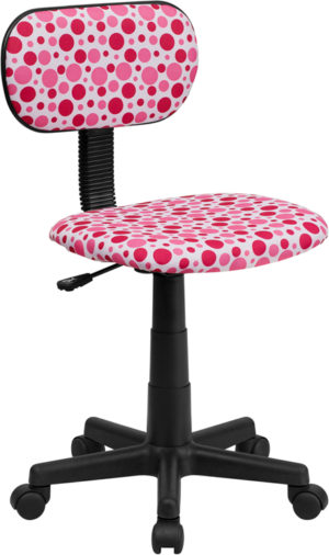Buy Student Task Chair Pink Print Low Back Task Chair in  Orlando at Capital Office Furniture