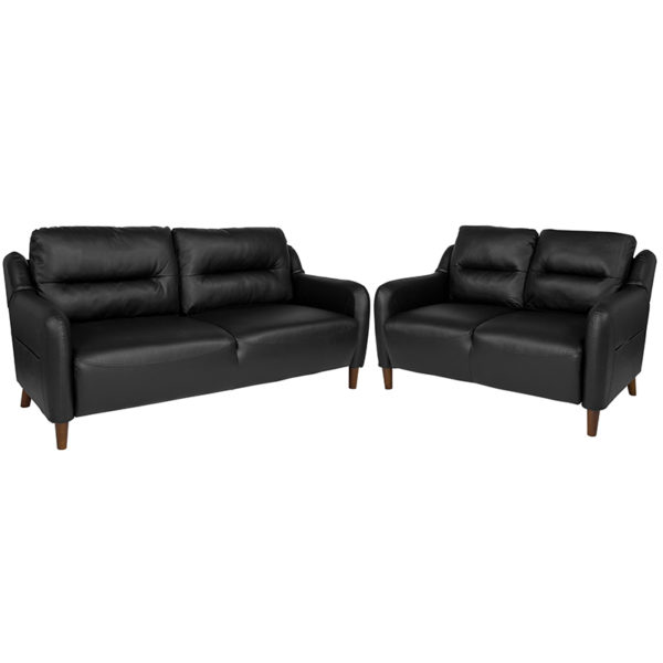 Find Black LeatherSoft Upholstery living room furniture near  Daytona Beach at Capital Office Furniture