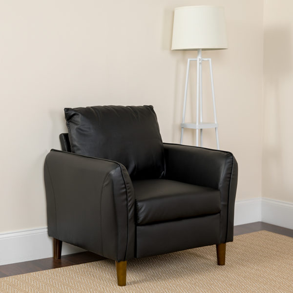 Buy Contemporary Style Black Leather Chair near  Clermont at Capital Office Furniture