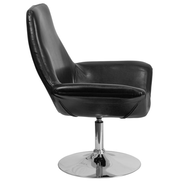 Nice HERCULES Sabrina Series LeatherSoft Side Reception Chair Integrated Arms office guest and reception chairs near  Windermere at Capital Office Furniture