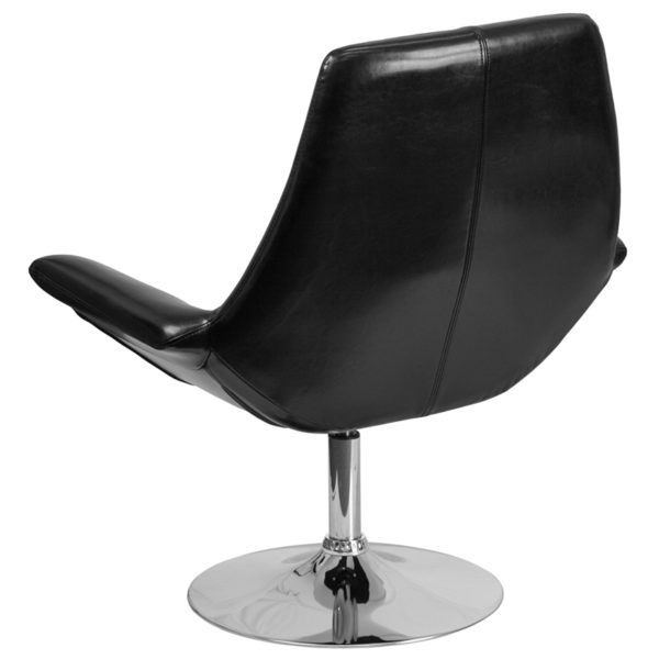 Shop for Black Leather Reception Chairw/ Black LeatherSoft Upholstery near  Clermont at Capital Office Furniture