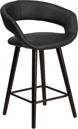 Buy Contemporary Style Stool 24"H Black Vinyl Counter Stool near  Sanford at Capital Office Furniture