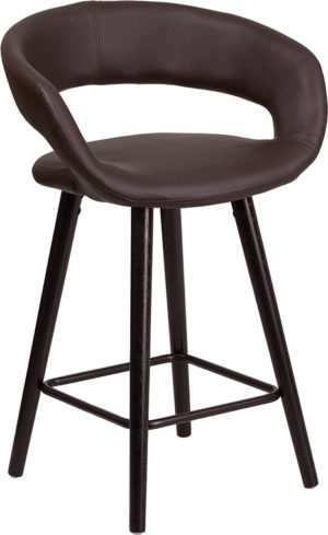 Buy Contemporary Style Stool 24"H Brown Vinyl Counter Stool near  Altamonte Springs at Capital Office Furniture