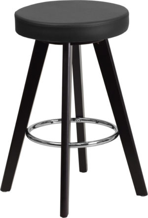 Buy Contemporary Style Stool 24"H Black Vinyl Counter Stool near  Oviedo at Capital Office Furniture