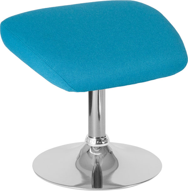 Buy Contemporary Style Aqua Fabric Ottoman near  Casselberry at Capital Office Furniture