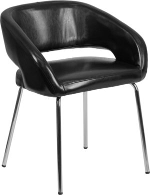 Buy Lounge Chair Black Leather Side Chair in  Orlando at Capital Office Furniture