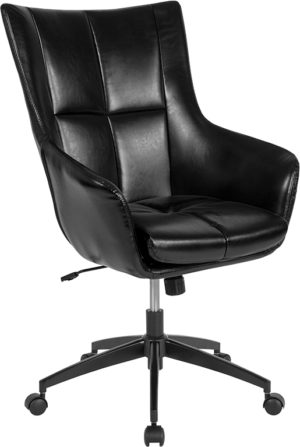Buy Contemporary Office Chair Black Leather High Back Chair near  Oviedo at Capital Office Furniture
