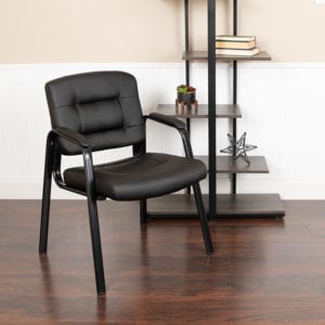 Buy Guest Chair and Side Chair Black LeatherSoft Guest Chair in  Orlando at Capital Office Furniture