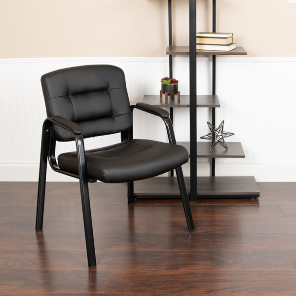 Buy Guest Chair and Side Chair Black LeatherSoft Guest Chair near  Saint Cloud at Capital Office Furniture