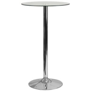 Buy Cocktail Table 23.75RD Glass Table-41.75 Base in  Orlando at Capital Office Furniture