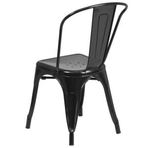 Shop for Black Metal Chairw/ Stack Quantity: 8 near  Clermont at Capital Office Furniture