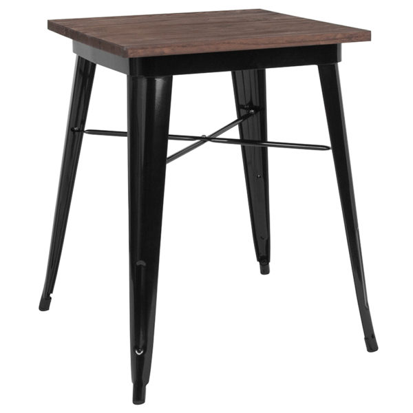Buy Metal Cafe Table 23.5SQ Black Metal Table in  Orlando at Capital Office Furniture