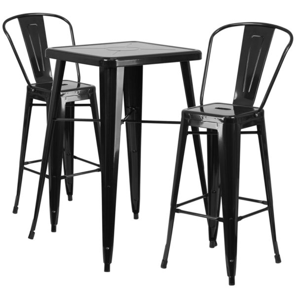 Find Set Includes Table and 2 Stools restaurant table and chair sets near  Clermont at Capital Office Furniture