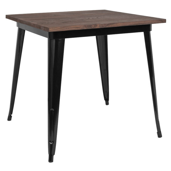 Buy Metal Cafe Table 31.5SQ Black Metal Table near  Bay Lake at Capital Office Furniture