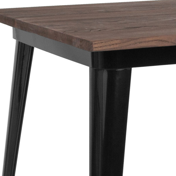Shop for 36SQ Black Metal Tablew/ Base Size: 36"W near  Casselberry at Capital Office Furniture