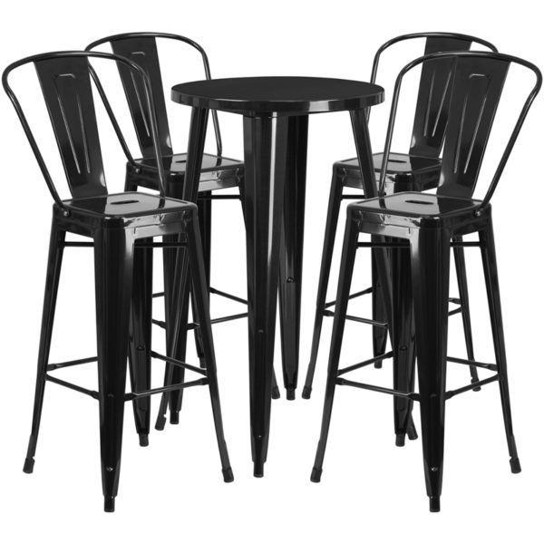 Find Set Includes Table and 4 Stools restaurant table and chair sets near  Windermere at Capital Office Furniture