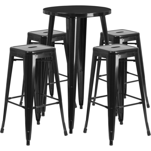 Find Set Includes Table and 4 Stools restaurant table and chair sets near  Winter Garden at Capital Office Furniture