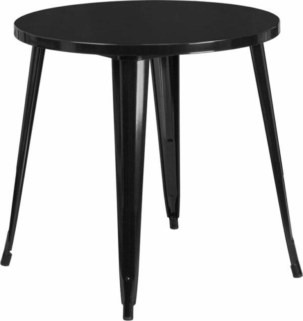 Buy Metal Cafe Table 30RD Black Metal Table near  Clermont at Capital Office Furniture