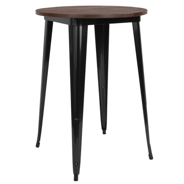 Buy Metal Cafe Bar Table 30RD Black Metal Bar Table near  Windermere at Capital Office Furniture