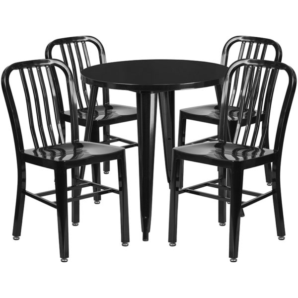 Find Set Includes Table and 4 Chairs restaurant table and chair sets near  Daytona Beach at Capital Office Furniture