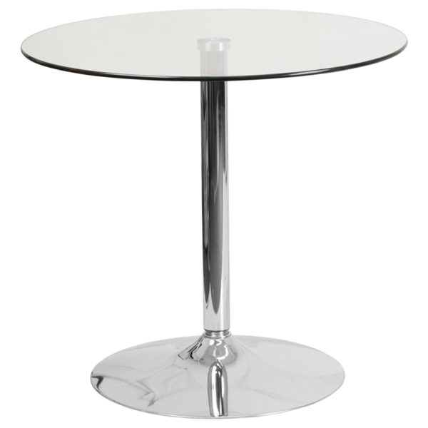 Buy Cocktail Table 31.5RD Glass Table-29 Base near  Daytona Beach at Capital Office Furniture