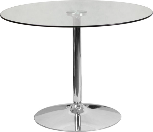 Buy Cocktail Table 39.25RD Glass Table-29 Base near  Daytona Beach at Capital Office Furniture